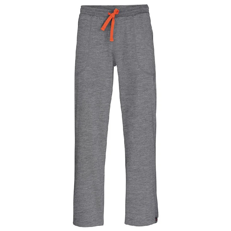 Mens Merino 260 Lounge Loose Joggers (Charcoal/Orange)