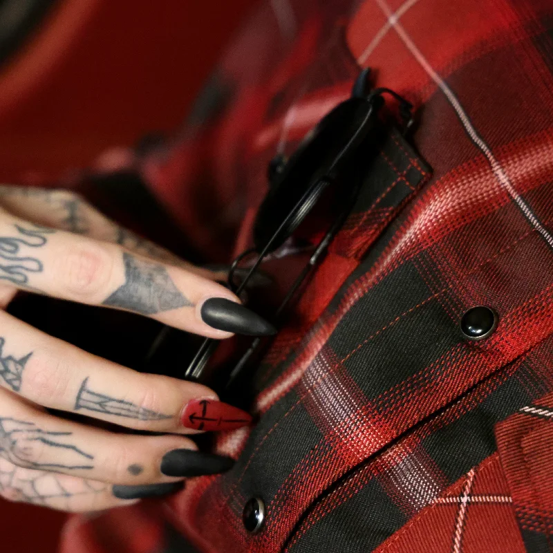 Women's Black Dahlia Flannel