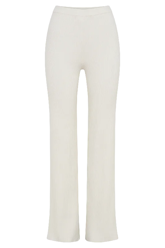 Calypso Knit Trousers - Ivory