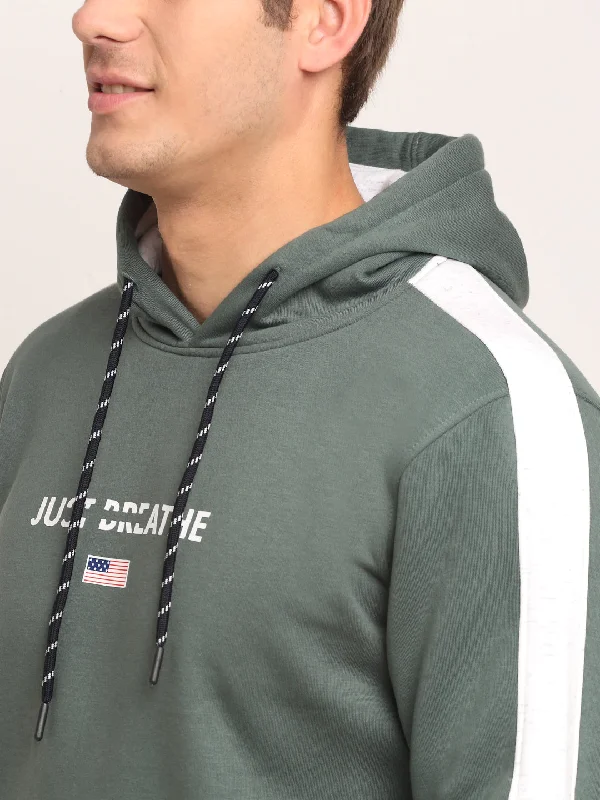 Cantabil Green Sweatshirt for Men's