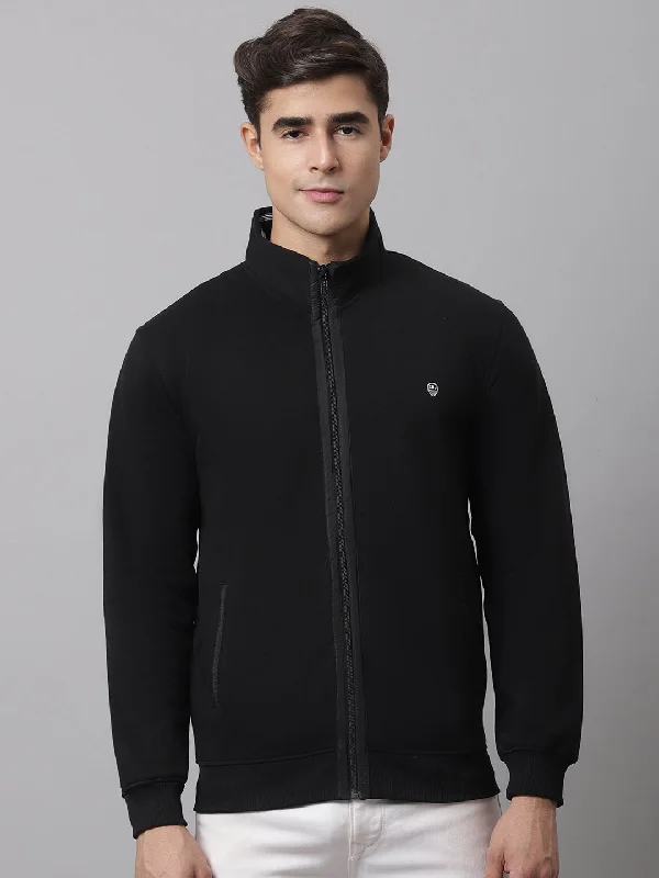 Cantabil Men Black Sweatshirt