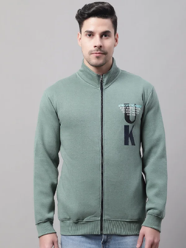 Cantabil Men Green Sweatshirt