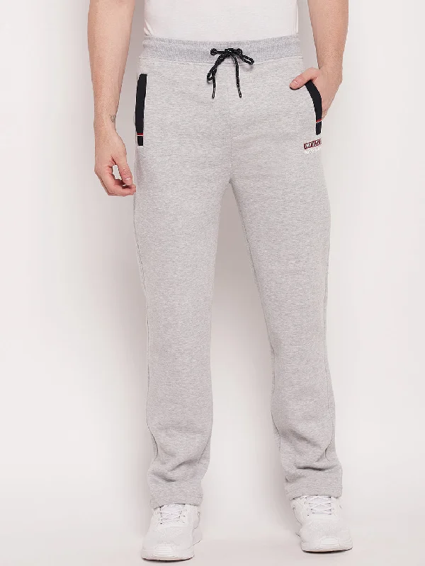 Cantabil Men Grey Melange Trackpant