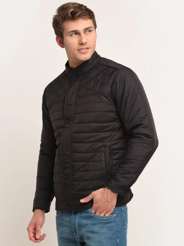 Cantabil Men's Black Jacket