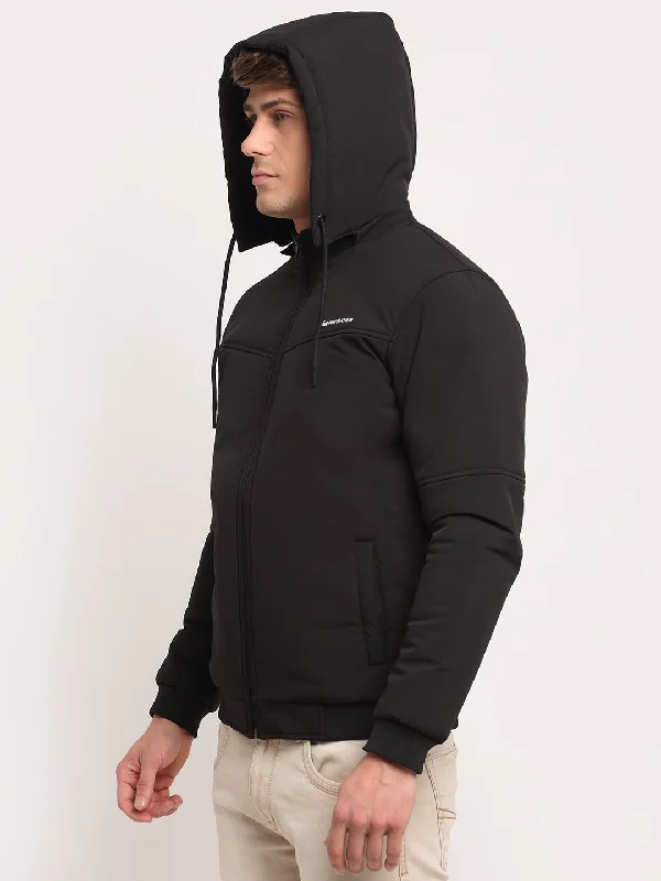 Cantabil Men's Black Jacket