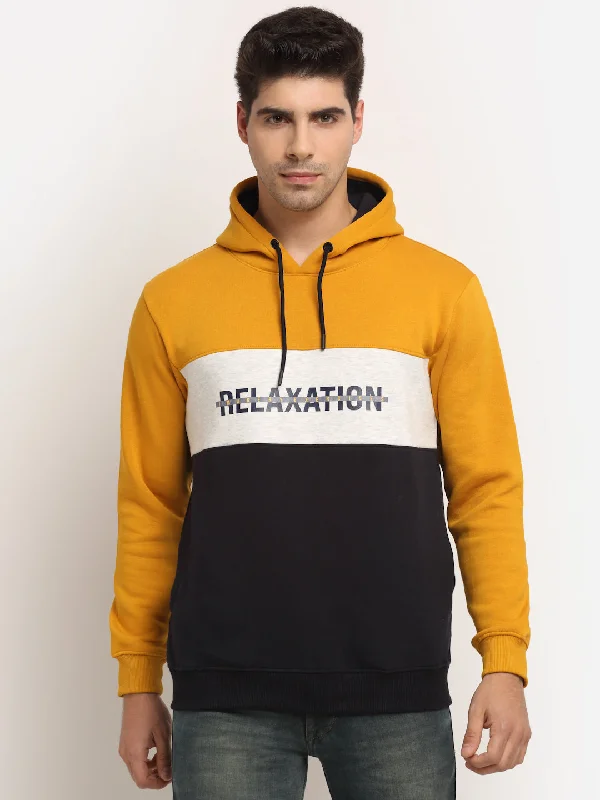 Cantabil Men's Mustard Sweatshirt