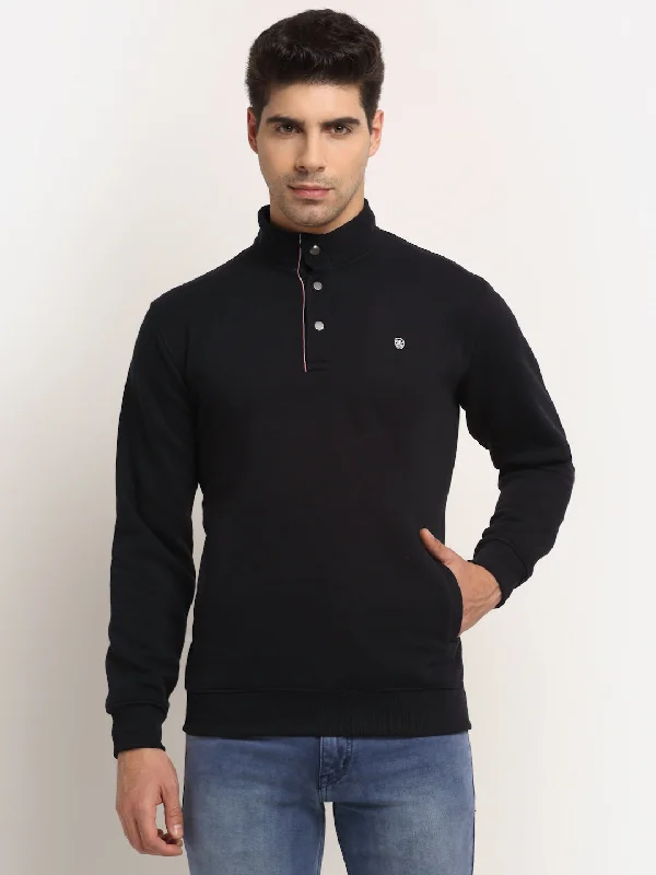 Cantabil Men's Navy Sweatshirt