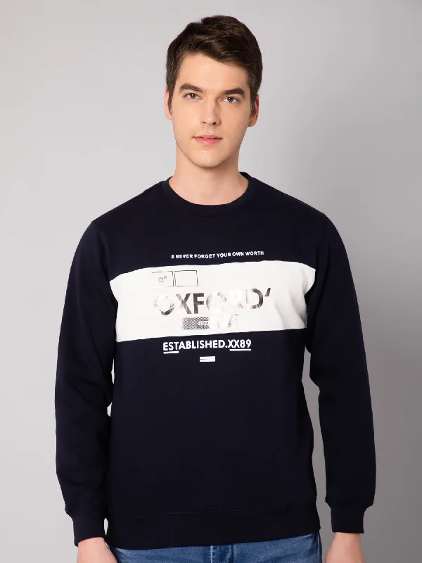 Cantabil Mens Navy Sweatshirt