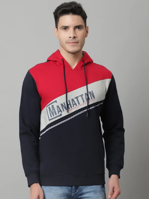 Cantabil Mens Red Sweatshirt