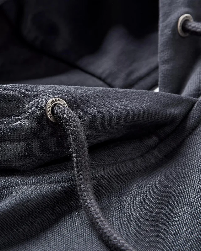 Decade Recycled Cotton Hoodie - Black