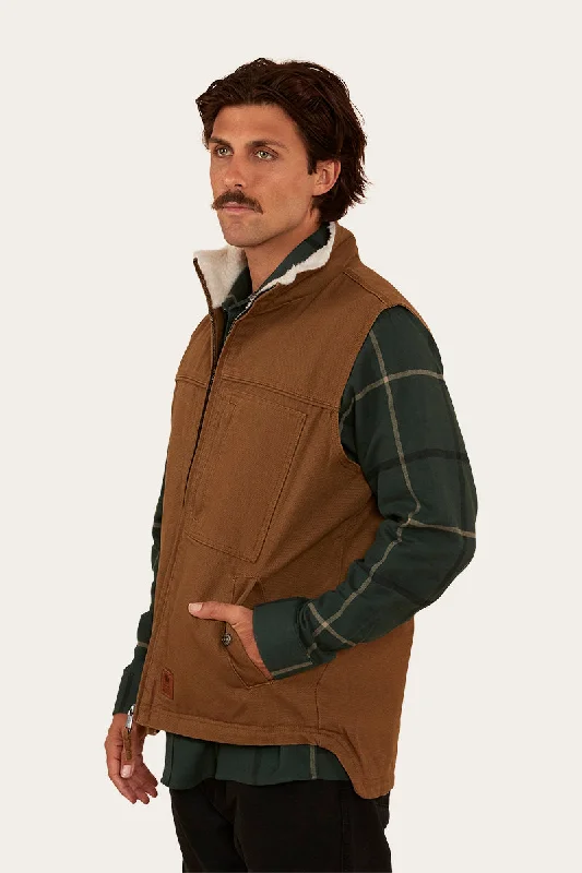 High Country Mens Vest - Tawny Brown