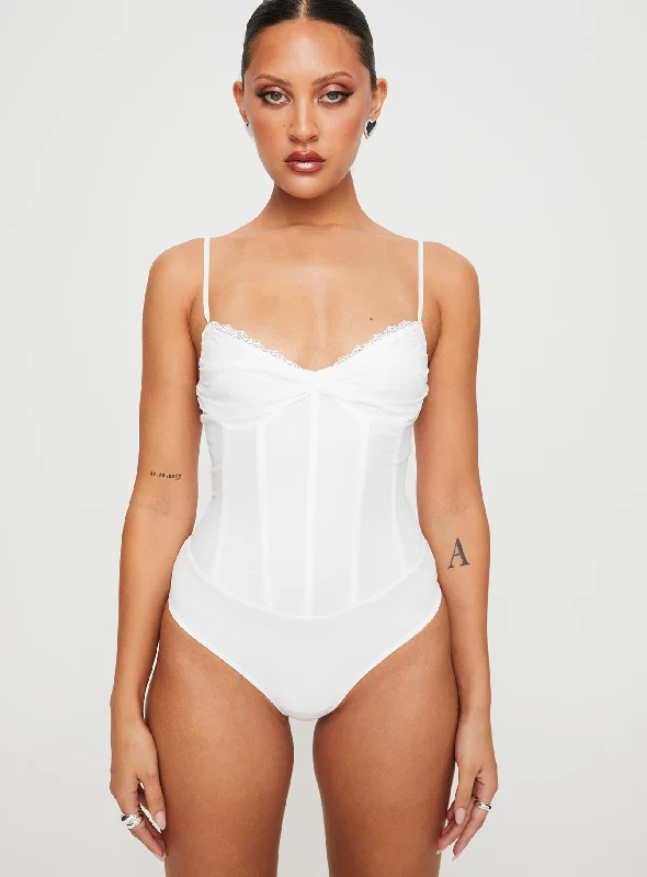 Karisha Bodysuit White