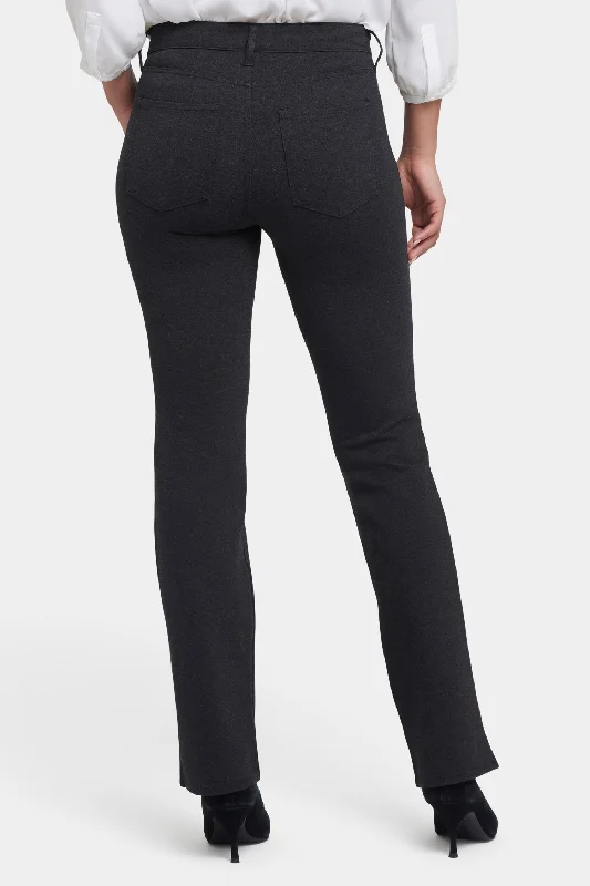 Marilyn Straight Pants - Charcoal Heathered