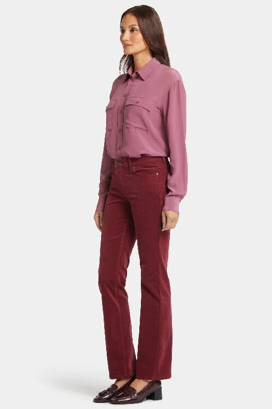 Marilyn Straight Pants - Cranberry Pie