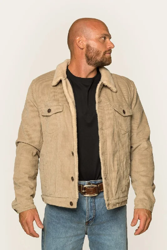 Milawa Mens Corduroy Jacket - Camel