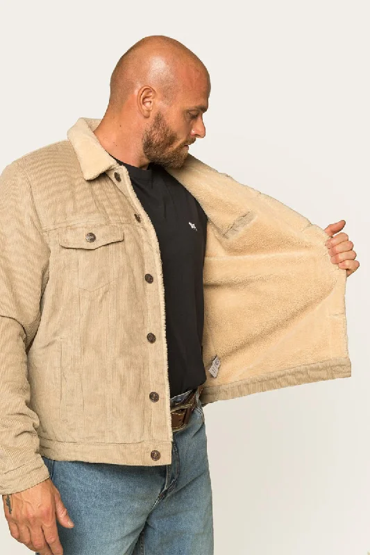 Milawa Mens Corduroy Jacket - Camel