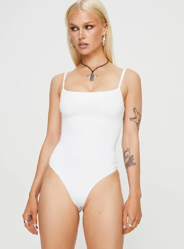 Off Stage Bodysuit White