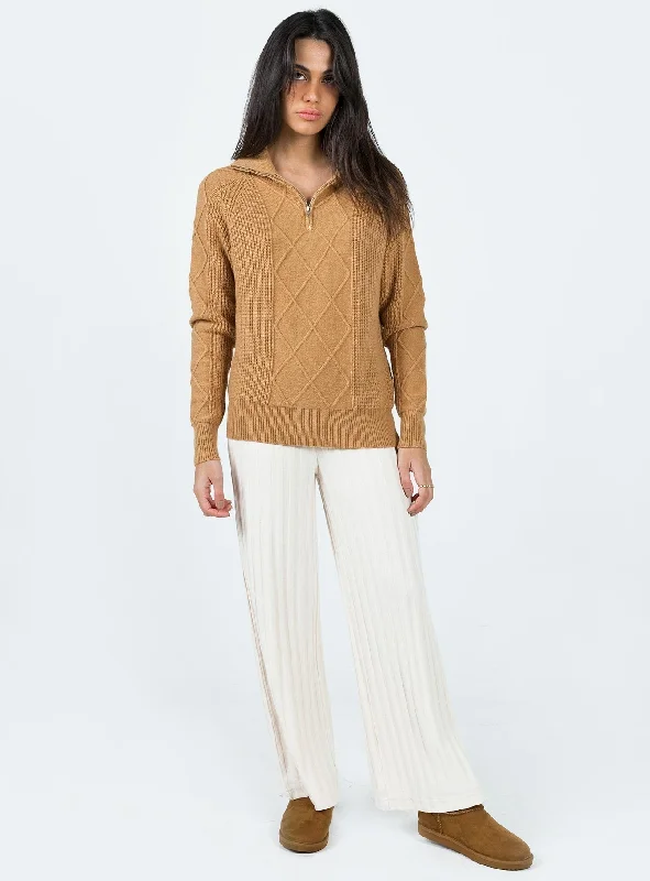 Richards Sweater Camel