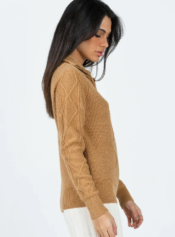 Richards Sweater Camel