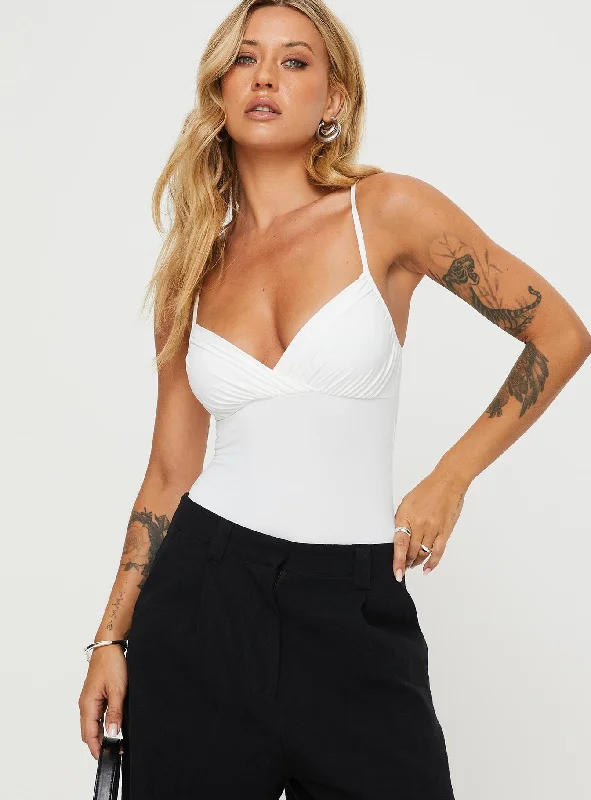 Sampson Bodysuit White