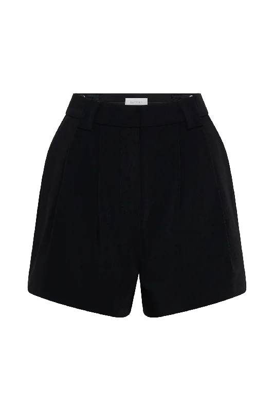 Sigourney Suiting Shorts - Black