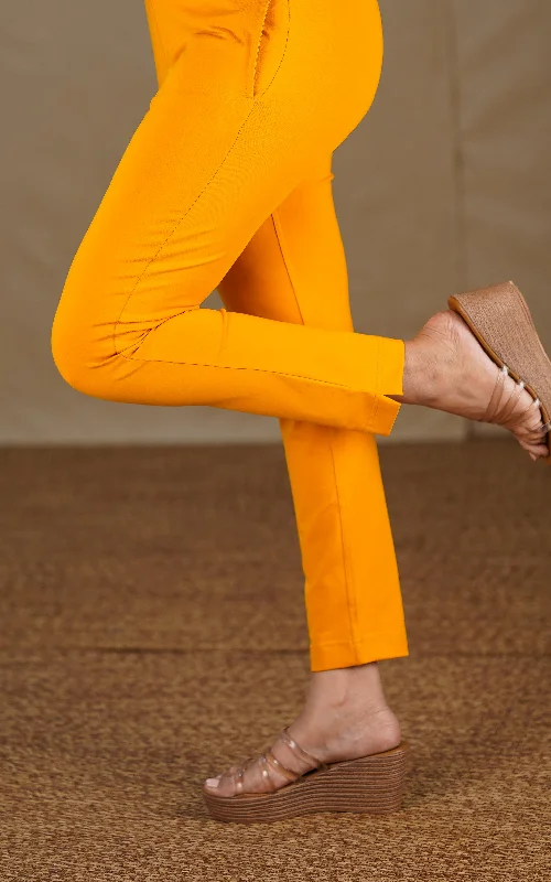 Straight Fit Stretchable Pant Mango