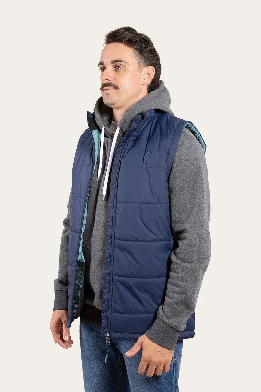 Trooper Mens Puffer Vest - Dark Navy