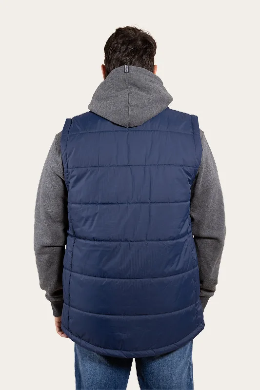 Trooper Mens Puffer Vest - Dark Navy