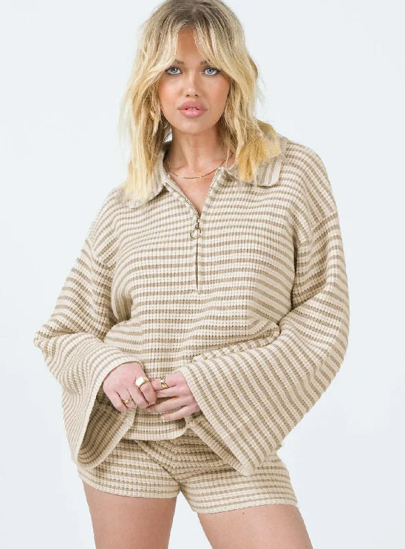 Willbar Oversized Sweater White / Beige