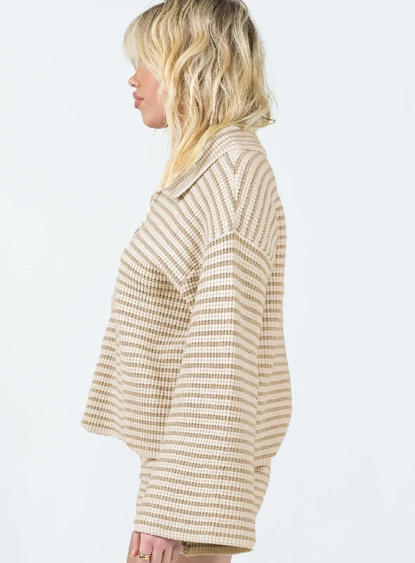 Willbar Oversized Sweater White / Beige