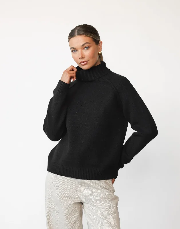 Nathalia Knit Jumper (Black)