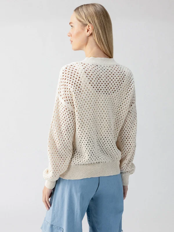 Stepping Out Bomber Sweater Jacket Eco Natural