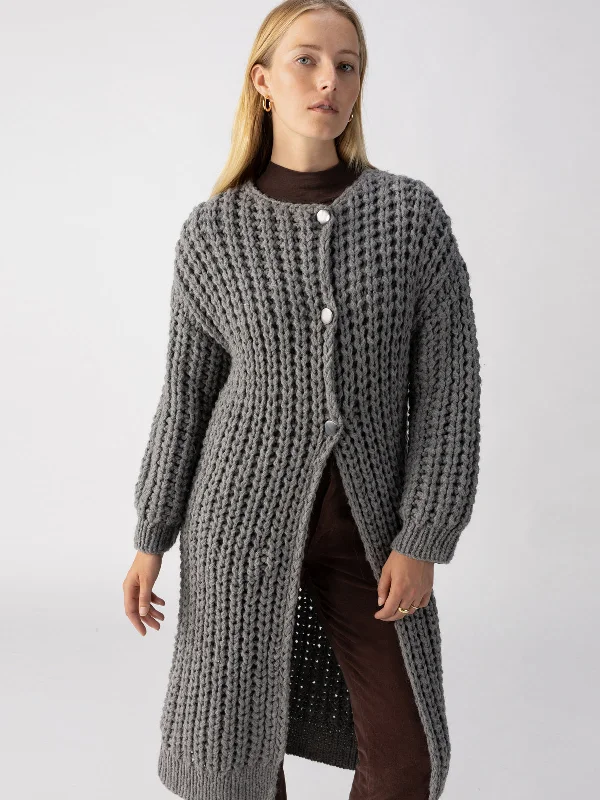 The Ultimate Cardi Heather Ash