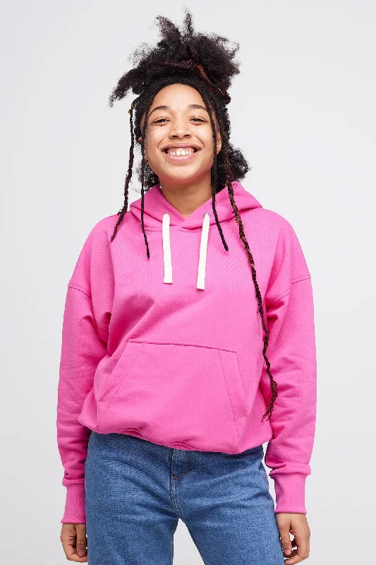 Women's Hooded Sweatshirt - Fuchsia Pink