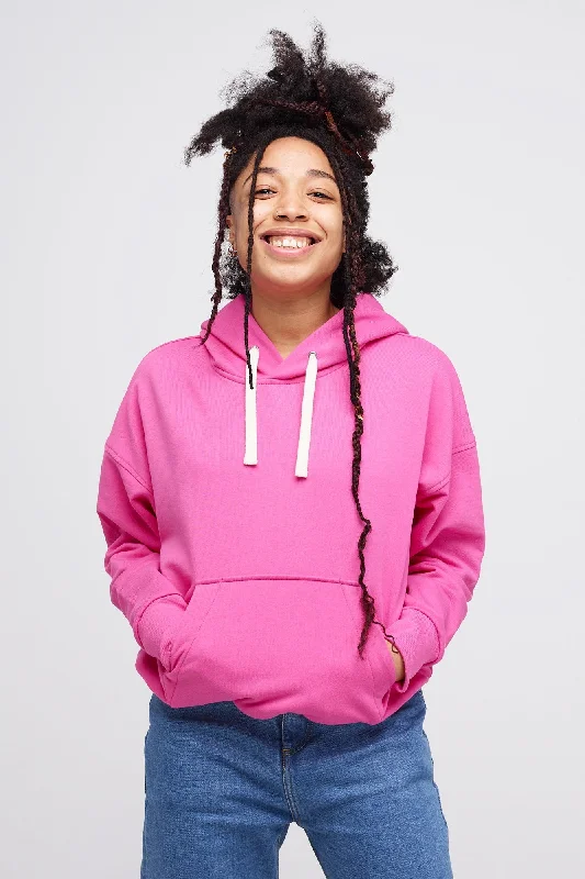 Women's Hooded Sweatshirt - Fuchsia Pink