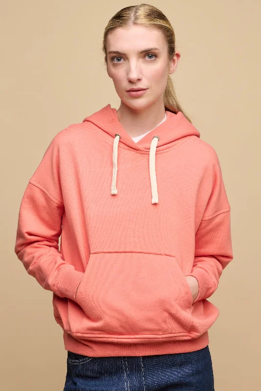 Women's Hooded Sweatshirt - Peach