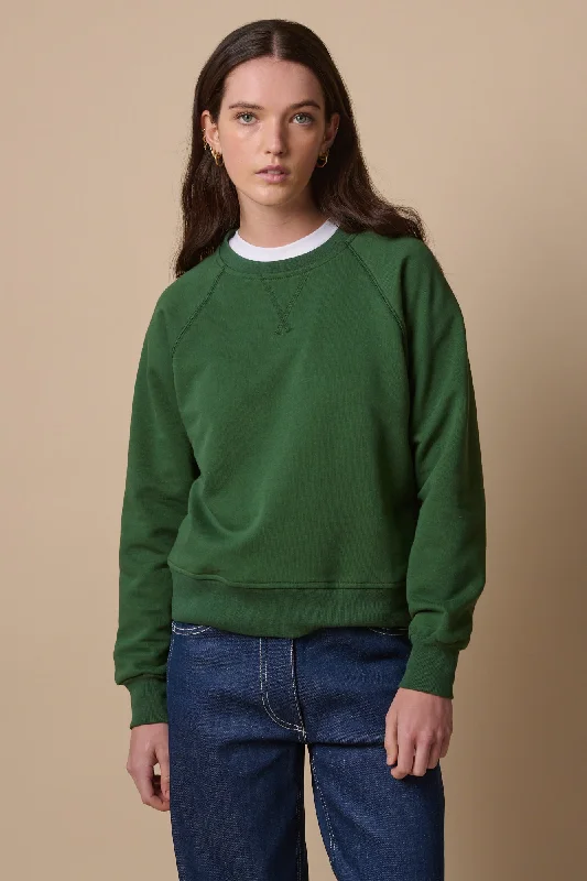 Women's Raglan Sweatshirt - Bottle Green