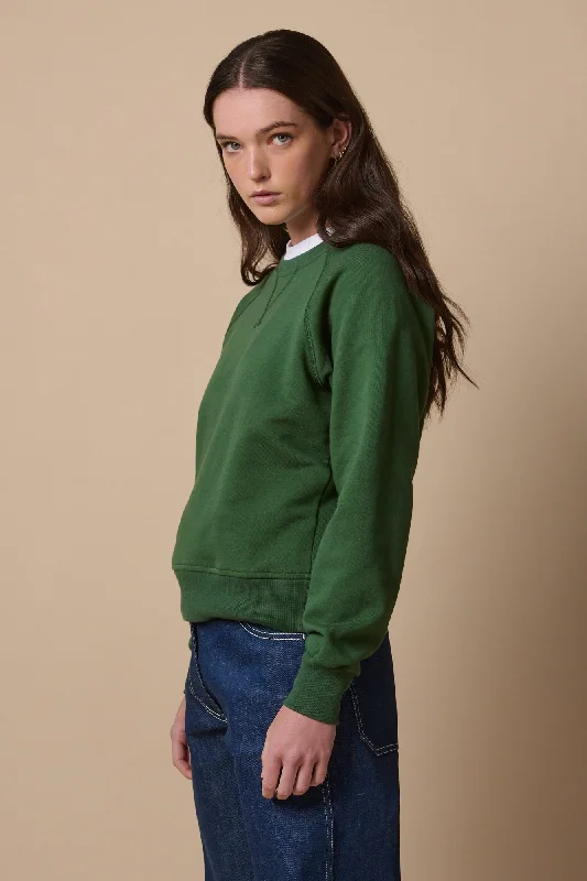 Women's Raglan Sweatshirt - Bottle Green