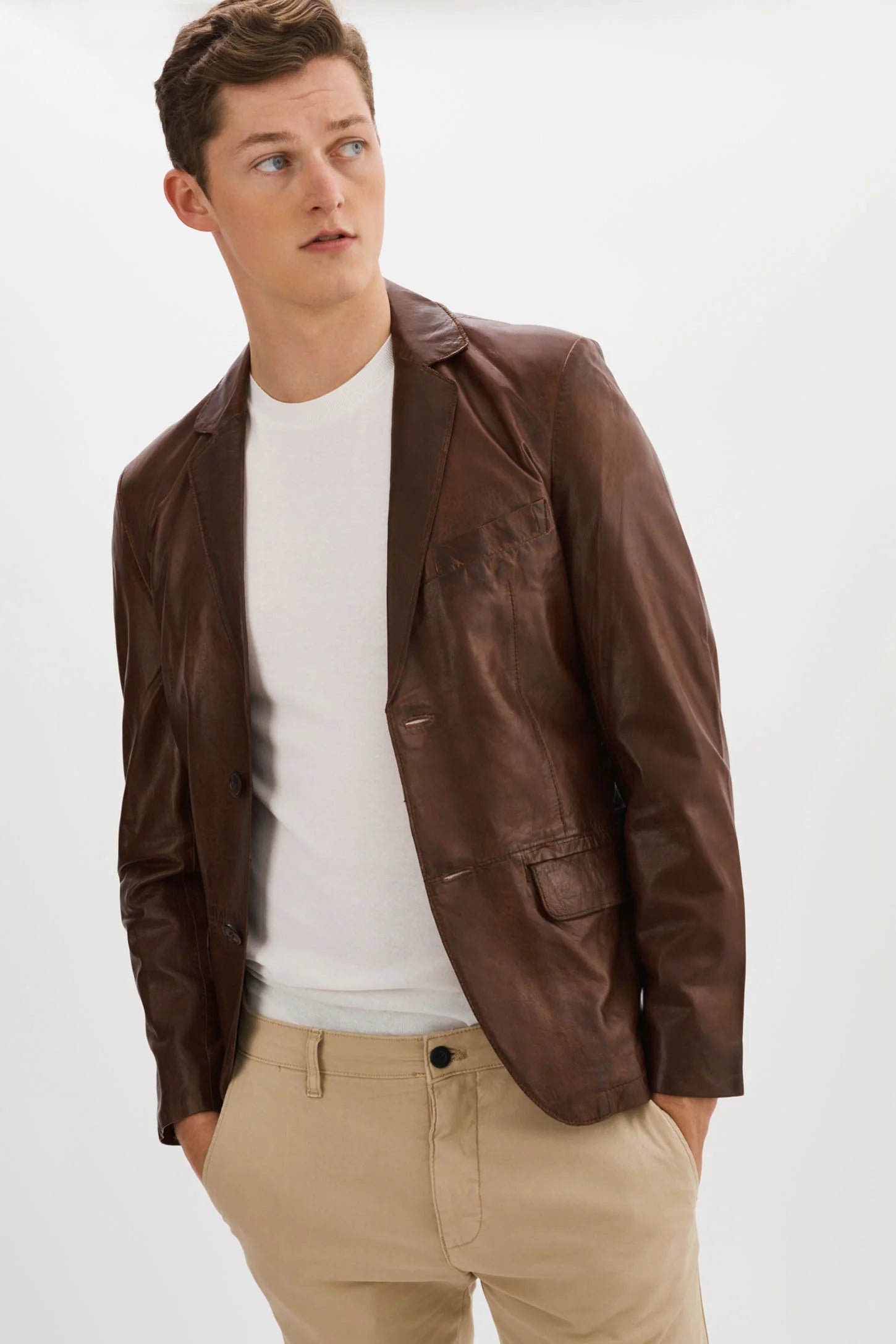 Joshua Lambskin Leather Jacket