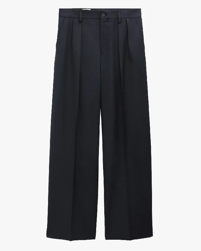 Wide Wool Trouser