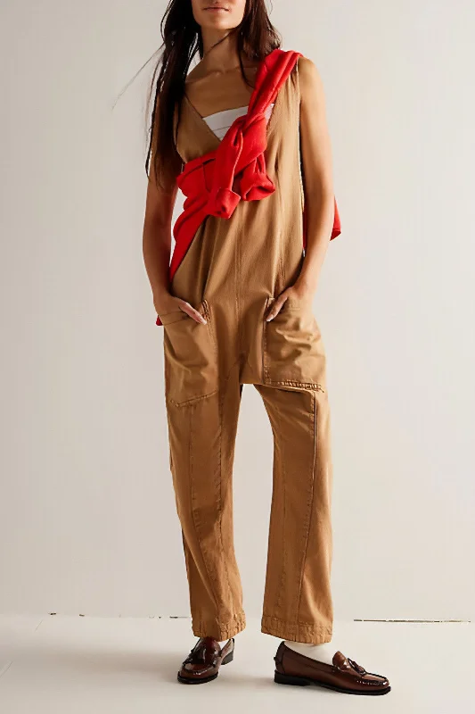 Terracotta Denim Jumpsuit