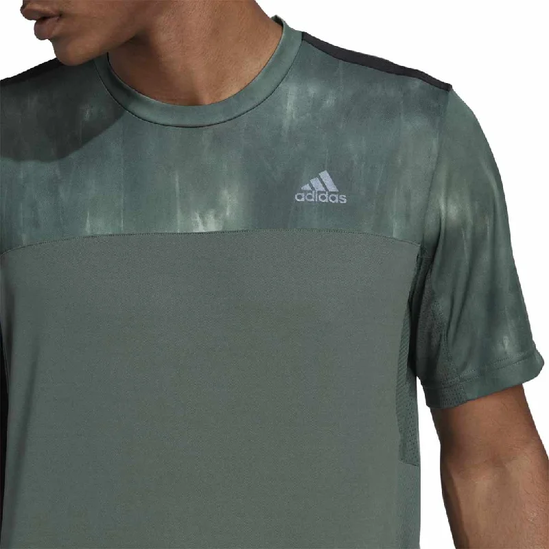 adidas - Men's Aeroready Workout Chalk Print Training T-Shirt (HN8539)