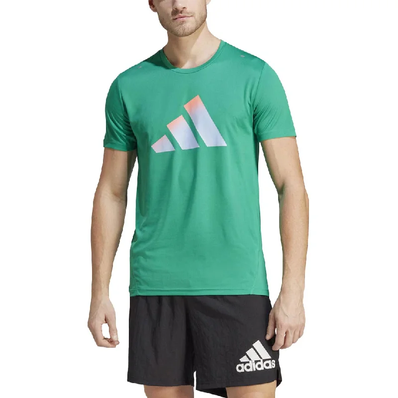 adidas - Men's Run Icons 3 Bar Short Sleeve T-Shirt (HR3245)