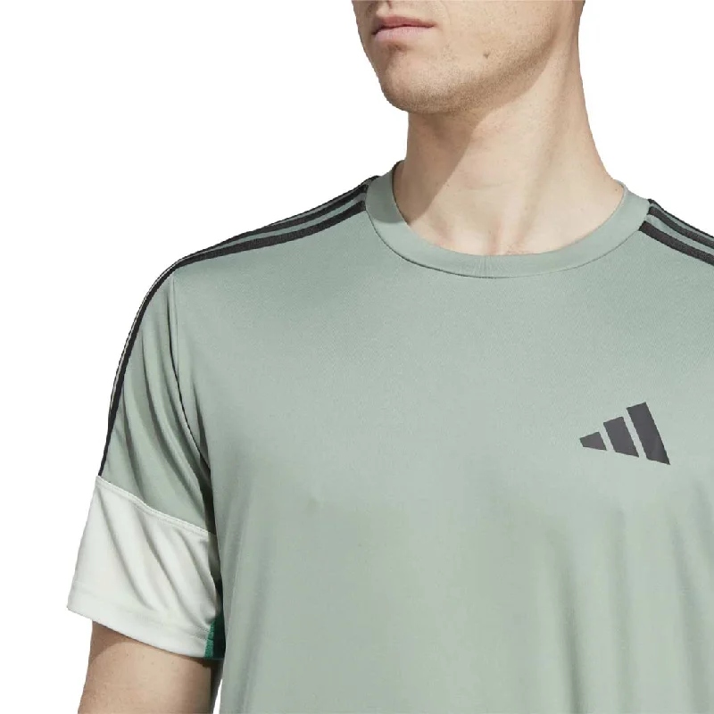 adidas - Men's Training Colorblock 3-Stripes T-Shirt (IN5073)