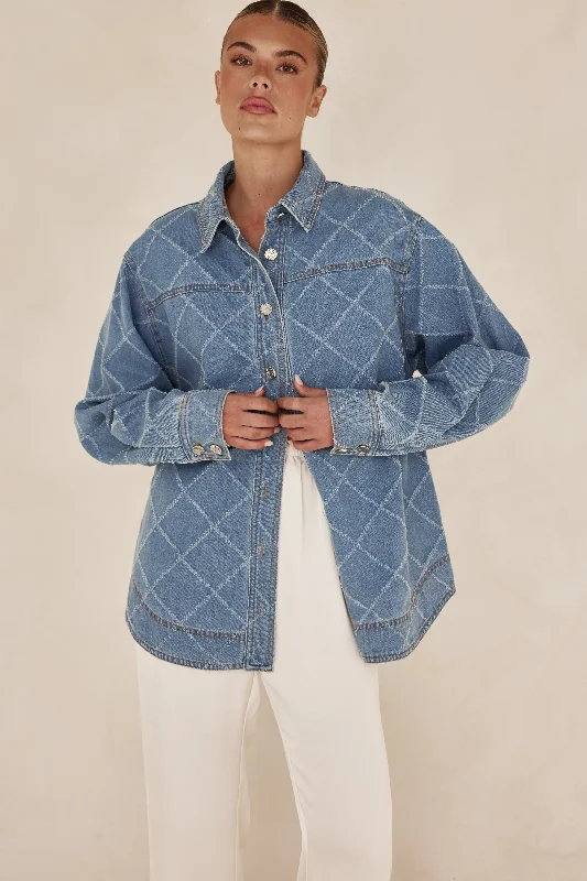 Courtney Denim Shirt (Blue)