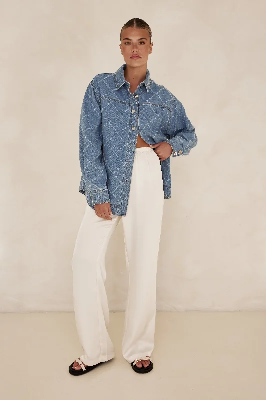 Courtney Denim Shirt (Blue)