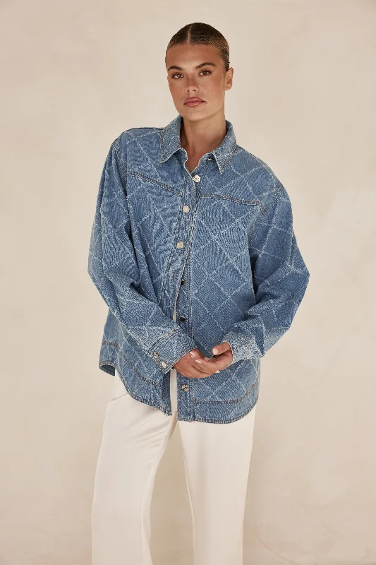 Courtney Denim Shirt (Blue)