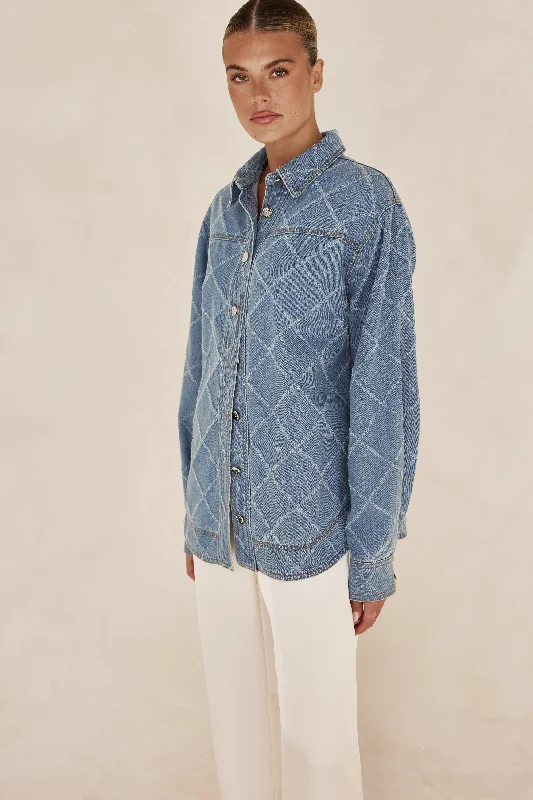 Courtney Denim Shirt (Blue)