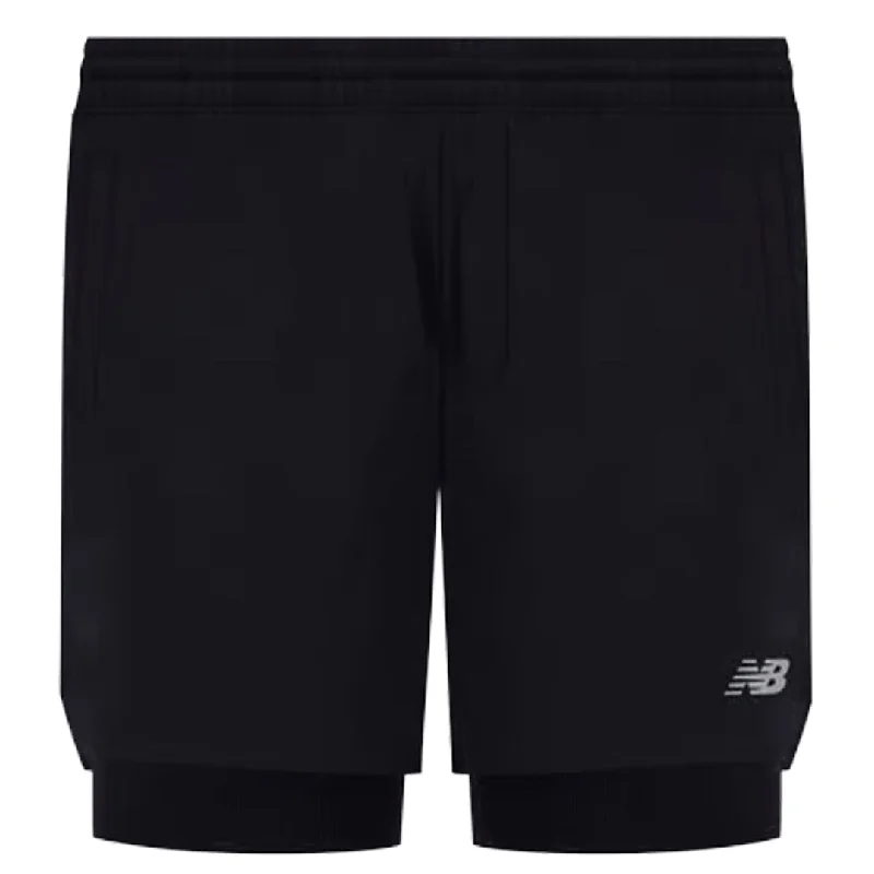 New Balance - Men's AC 7"" Lined Shorts (MS41288 BK)