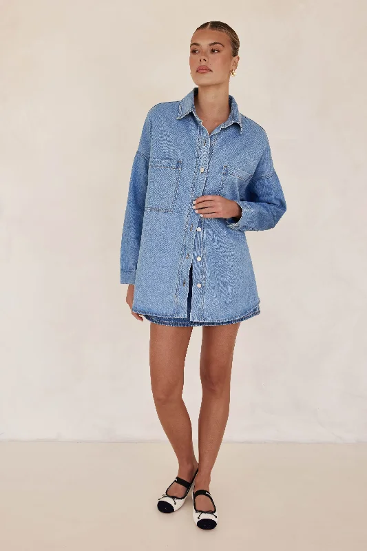 Willow Denim Shirt (Blue)